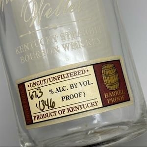 William Larue Weller “BTAC” whisky bottle **empty